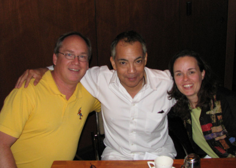 Janelle & Kevin with Thom Sesma (Scar, Lion King Vegas)